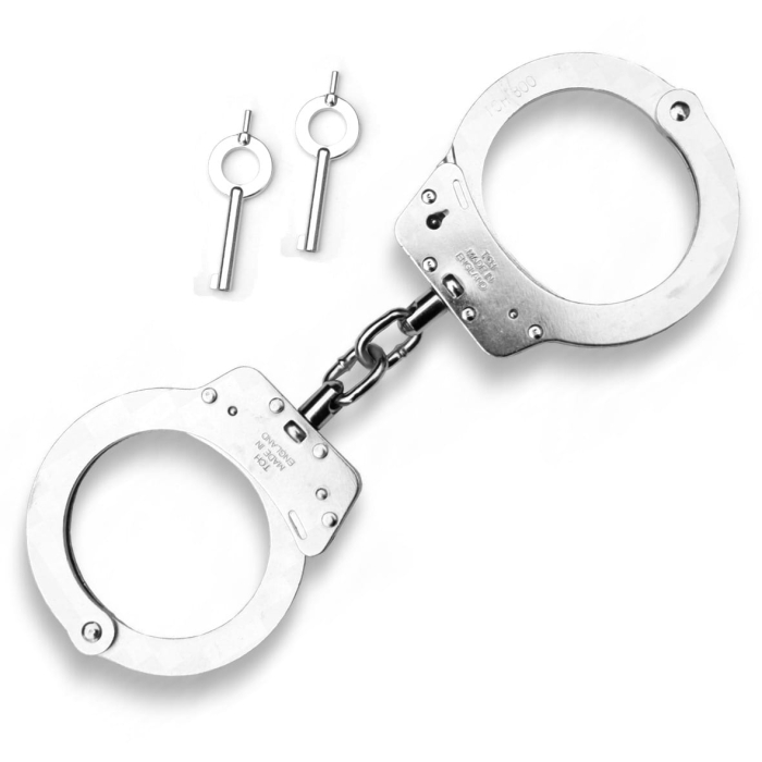 TCH800 Standard Chain Nickel Handcuffs