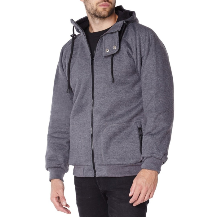Bladerunner Grey Anti-Slash Hoodie with Cut Resistant Lining