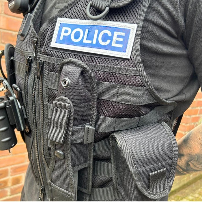 Protec Black Police Molle Tactical Vest