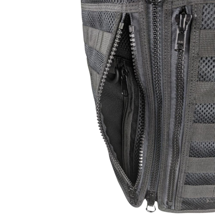 Protec Black Police Molle Tactical Vest
