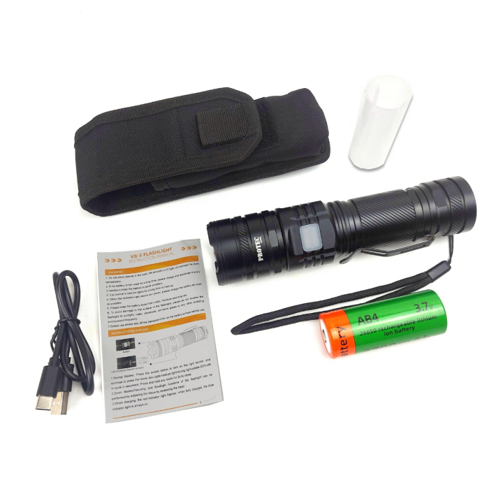 Protec T2000L 2000 Lumen 36W LED Search Torch / Power Bank