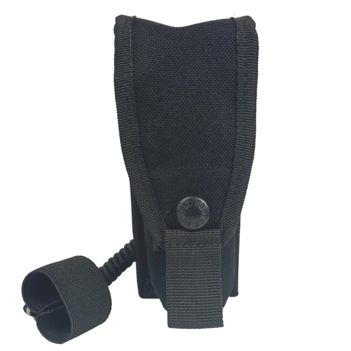 Protec Black MOLLE Modular CS Spray Pouch With Lanyard & Retainer