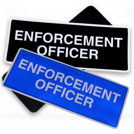 Large Velcro Enforcement Officer Badge