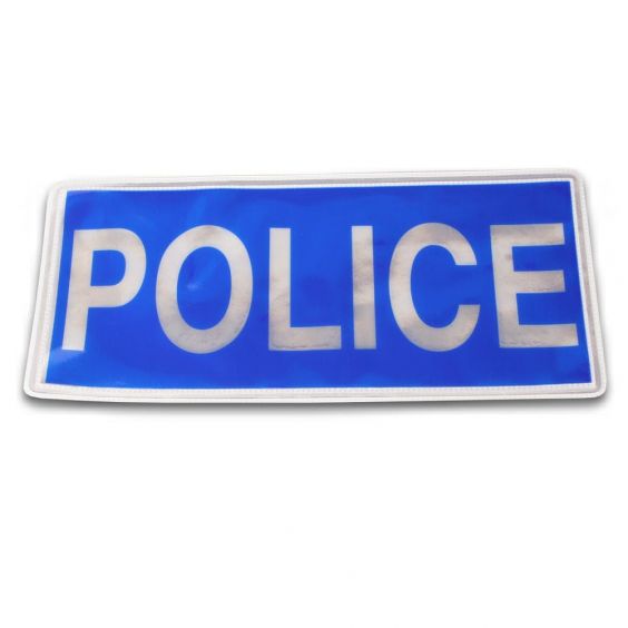 Police Badge Large Blue