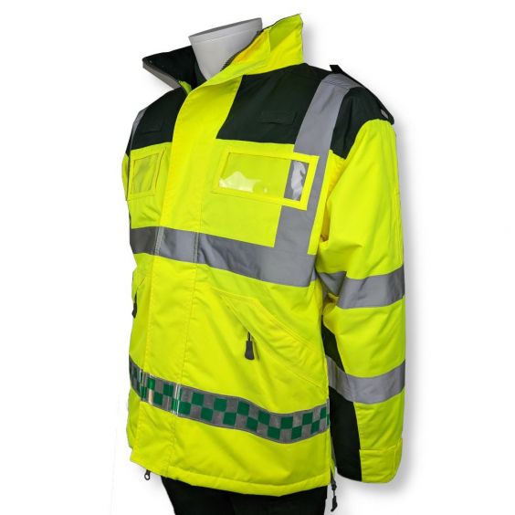 Hi Vis Ambulance Waterproof Bomber Jacket