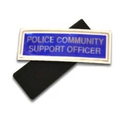 Velcro Small reflective Velcro PCSO badge