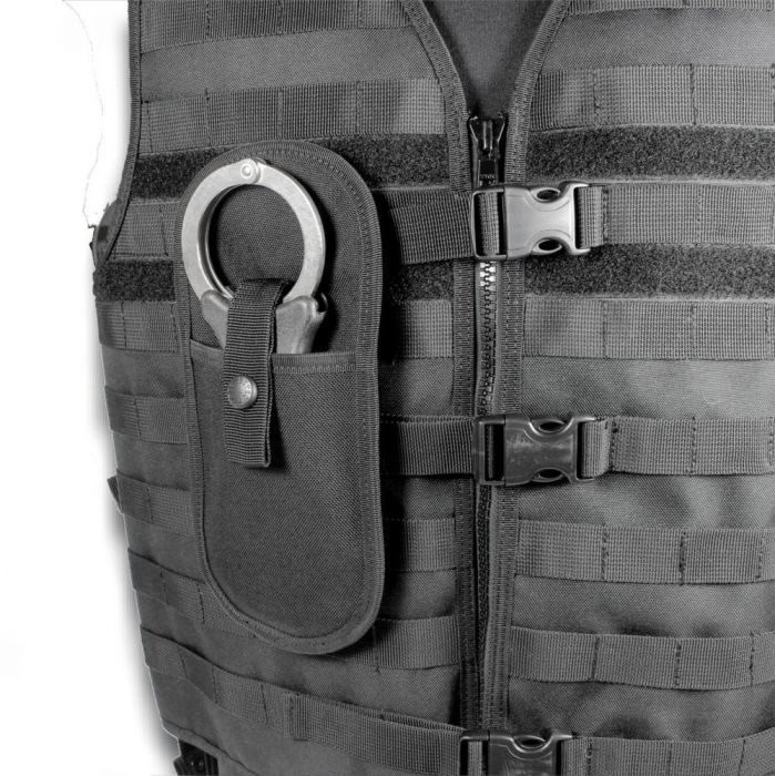 Protec Black MOLLE modular rigid handcuff pouch