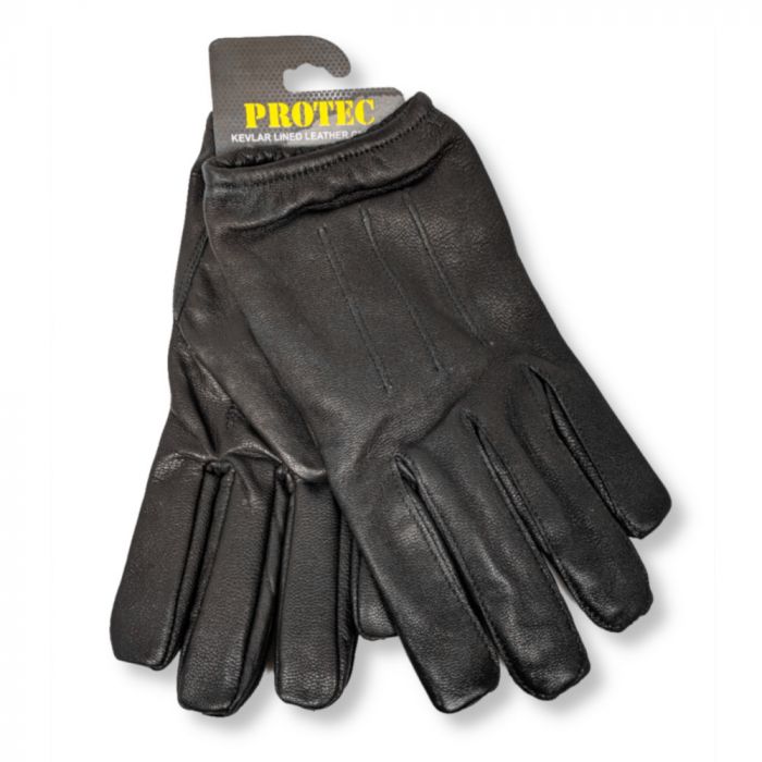 Protec Kevlar Slash Resistant Leather Gloves