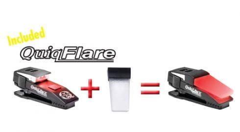 Quiqlite X Dual  Red - White LED