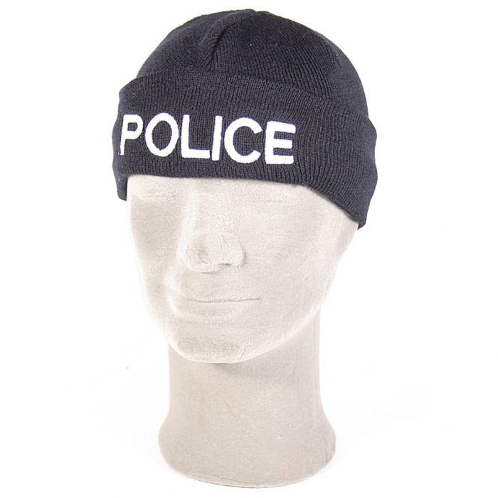 Police Watch Beanie Cap