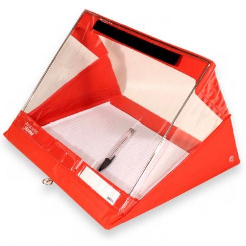 StormWriter Waterproof Clipboard Red Landscape