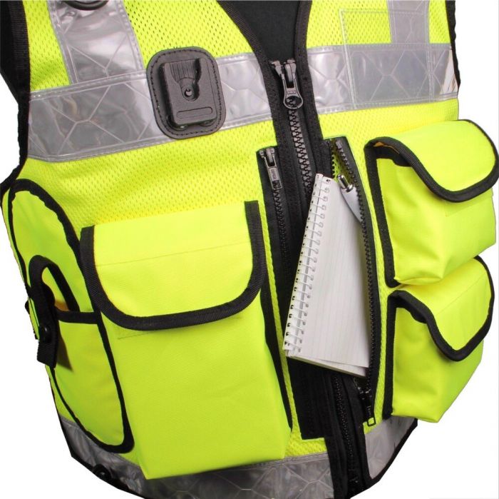 One Size Fits All Yellow Security Vest by Protec