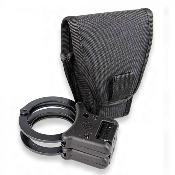 Protec Black molle folding handcuff pouch