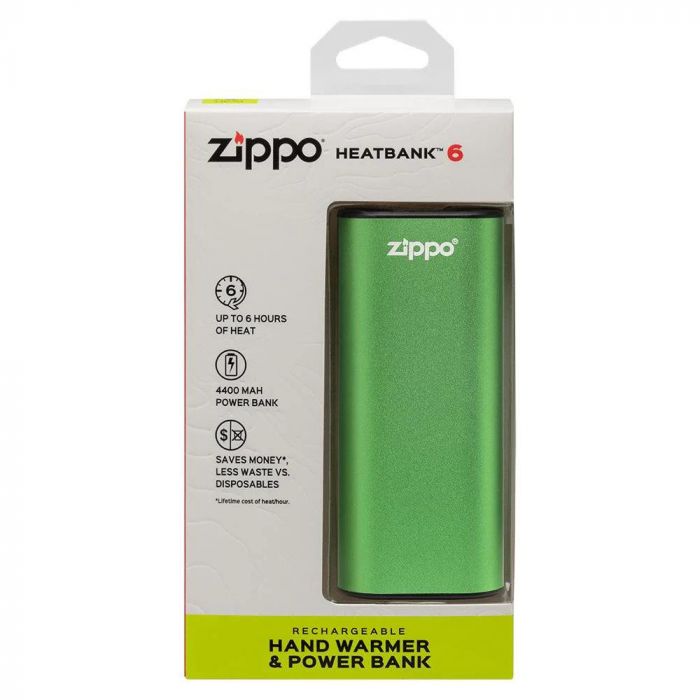 Zippo Heatbank 6 Rechargeable Hand Warmer and Power Bank