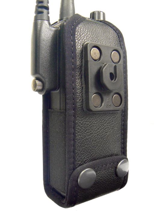 Leather radio case for Sepura STP8000 Radios