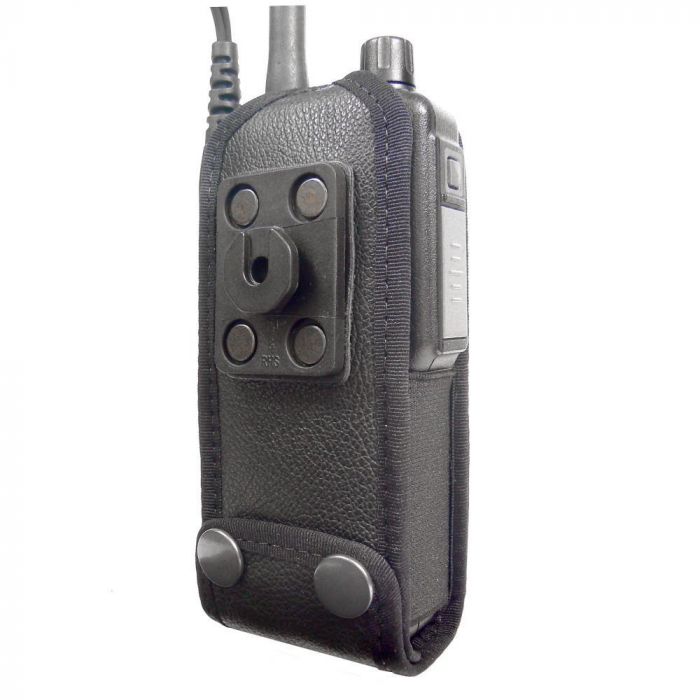Leather radio case for Sepura STP8000 Radios
