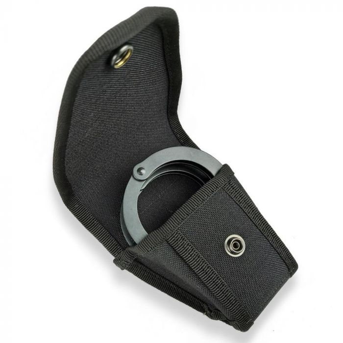 Protec Black molle folding handcuff pouch