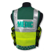 Protec High Vis & Green One Size Medic Vest