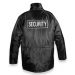 Black Quilted Waterproof Security Jacket