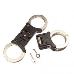 TCH Dual Key Folding Rigid Handcuffs