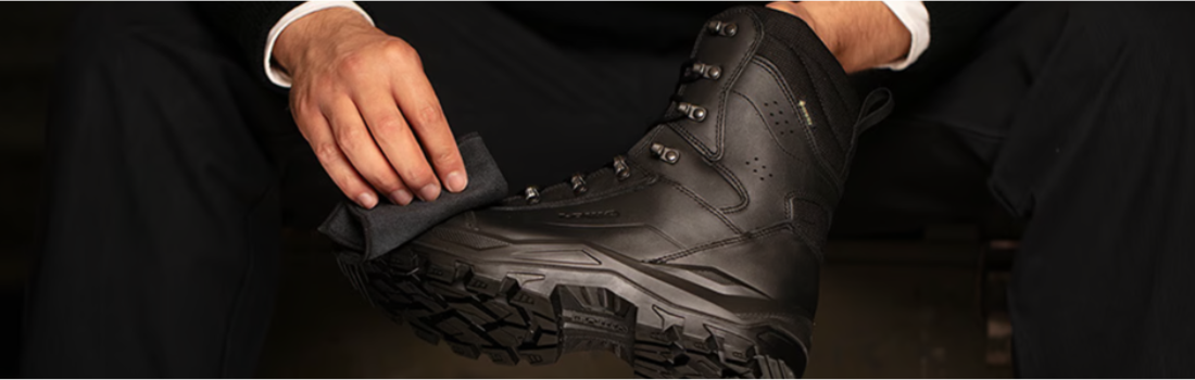 how to clean lowa boots